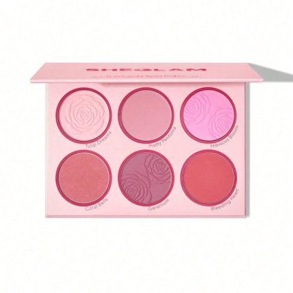 پالت رژگونه 6 رنگ شیگلم فلورال فلاش Sheglam Floral Flush Blush Palette Blushing Bouquet