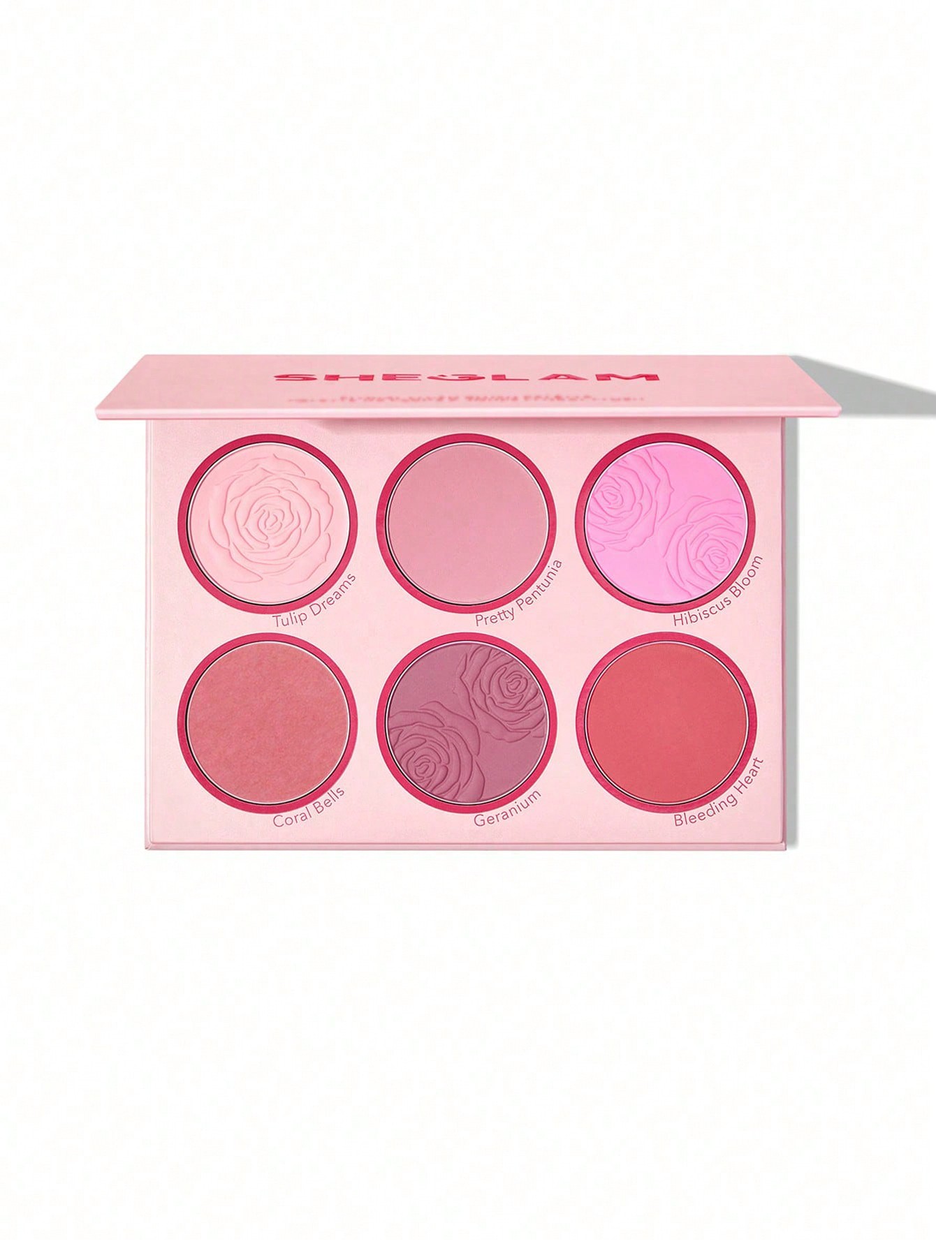 پالت رژگونه 6 رنگ شیگلم فلورال فلاش Sheglam Floral Flush Blush Palette Blushing Bouquet