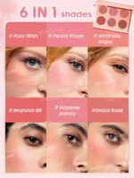 پالت رژگونه 6 رنگ شیگلم Sheglam Floral Flush Blush Palette