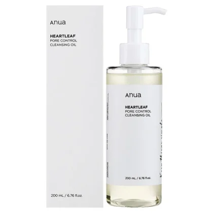 روغن پاک کننده و کنترل منافذ آنوا هارتلیف-Anua Heartleaf Pore Control Cleansing Oil