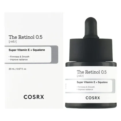 سرم روغنی رتینول 05 کوزارکس ضد چین و چروک و آکنه COSRX The Retinol 0.5 Oil