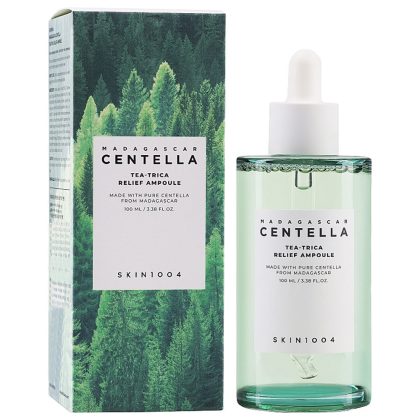 آمپول سنتلا تسکین دهنده چای تریکا اسکین 1004 SKIN1004 Madagascar Centella Tea-Trica Relief Ampoule