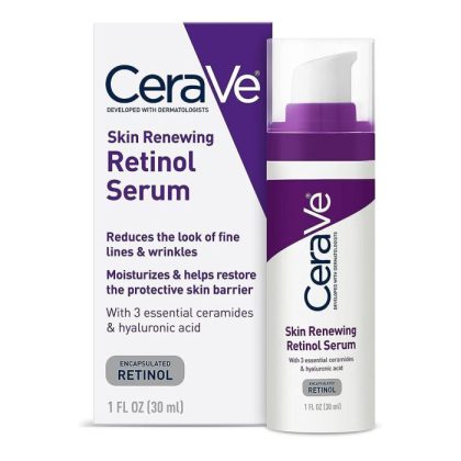 سرم رتینول و هیالورونیک اسید سراوی سرم رتینول و هیالورونیک اسید سراوی CeraVe Skin Renewing Retinol Serum
