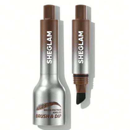 هاشور ابرو شیگلم SHEGLAM Brow-Fection Angled Brush & Dip-Taupe