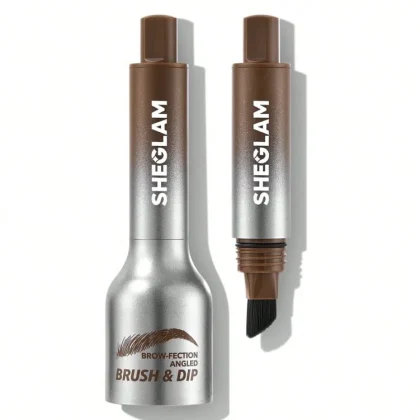 هاشور ابرو شیگلم SHEGLAM Brow-Fection Angled Brush & Dip-Taupe