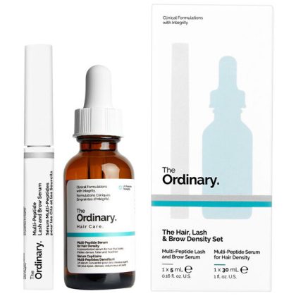 ست پپتید مو و ابرو اوردینریordinary hair lash and brow density set
