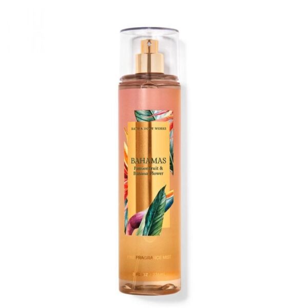 بادی اسپلش باهاماس پَشن فروت و بنانا فلاور بث اند بادی 236میل|Bath and body works bahamas passionfruit and banana flower body splash