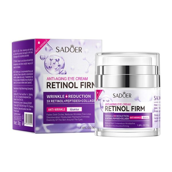 کرم سه کاره دورچشم سادور-sadoer Retinol rirm anti aging cream