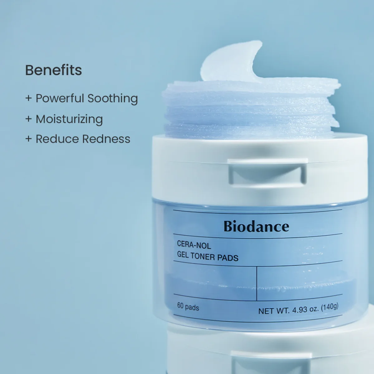 ژل تونر پد آبرسان عمیق سرانول بیودنس BIODANCE CERA-NOL GEL TONER PADS - Image 14