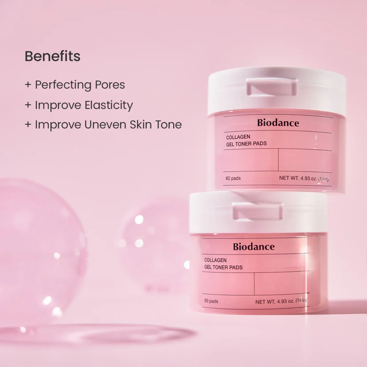 ژل تونر پد کلاژن جوانساز بیودنس Biodance collagen gel toner pad - Image 16
