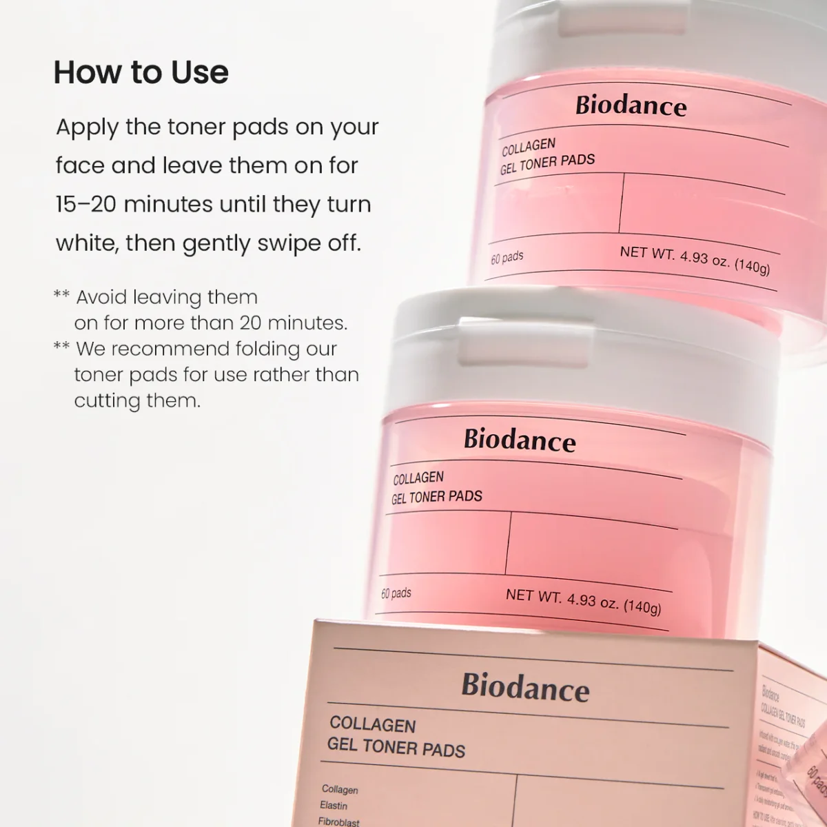 ژل تونر پد کلاژن جوانساز بیودنس Biodance collagen gel toner pad - Image 11