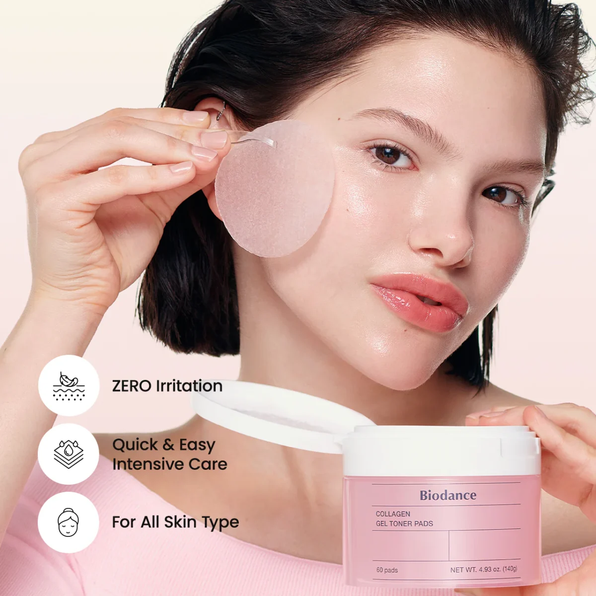 ژل تونر پد کلاژن جوانساز بیودنس Biodance collagen gel toner pad - Image 14