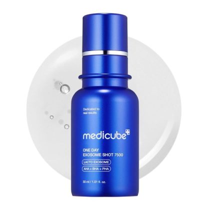 شات 7500 کنترل منافذ و ضدجوش مدی کیوب-MEDICUBE one day exosome shot pore 7500