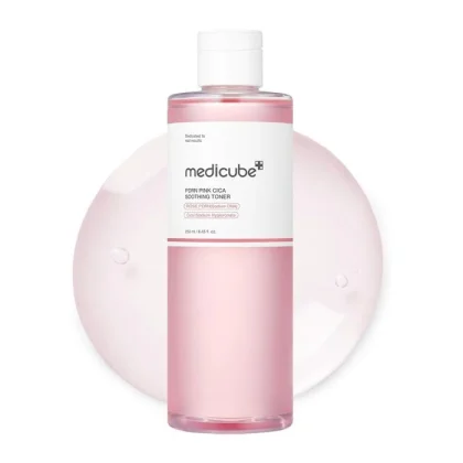 تونر صورتی ضدلک سیکا مدی کیوب-medicube pdrn pink cica soothing toner
