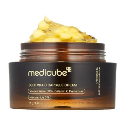 کرم کپسولی ویتامین سی مدی کیوب-MEDICUBE deep vita c capsule cream