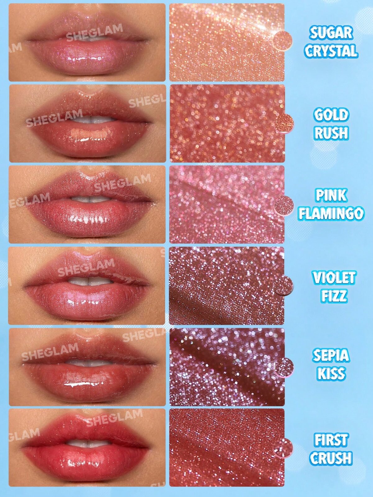 لیپ پلامپر شاین حجم دهنده شیگلم-Pout-Perfect Shimmer Lip Plumper