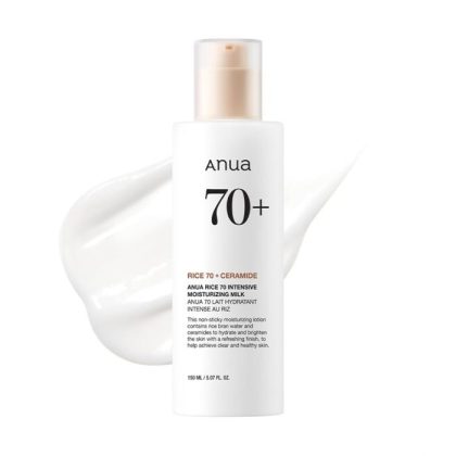 لوسیون برنج و سرامید آنوا-ANUA RICE70+CERAMIDE INTENSIVE MOISTURIZING MILK