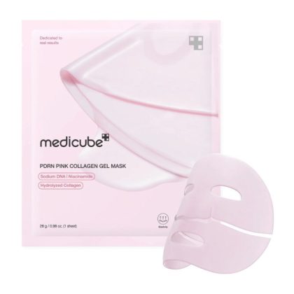 پک ماسک ژلی کلاژن و PDRN سالمون مدی کیوب MEDICUBE PDRN PINK COLLAGEN GEL MASK