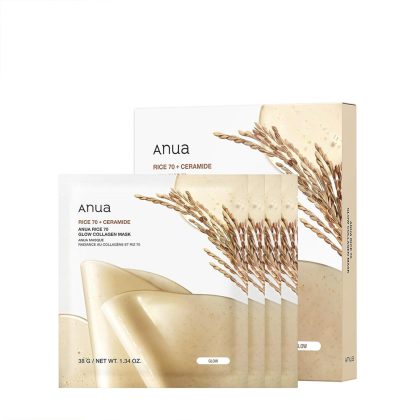 پک ماسک برنج و سرامید آنوا-Rice 70 Glow Collagen Mask