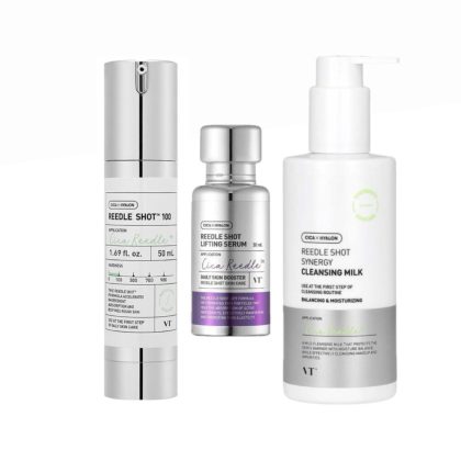 ست رفع منافذ و لیفتیگ ریدل شات 100 وی تی-VT COSMETICS Bundle CICA Reedle Shot 100
