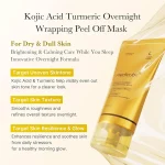 ماسک شب کوجیک اسید و زردچوبه مدی کیوب medicube Kojic Acid Turmeric Wrapping Mask - تصویر 8