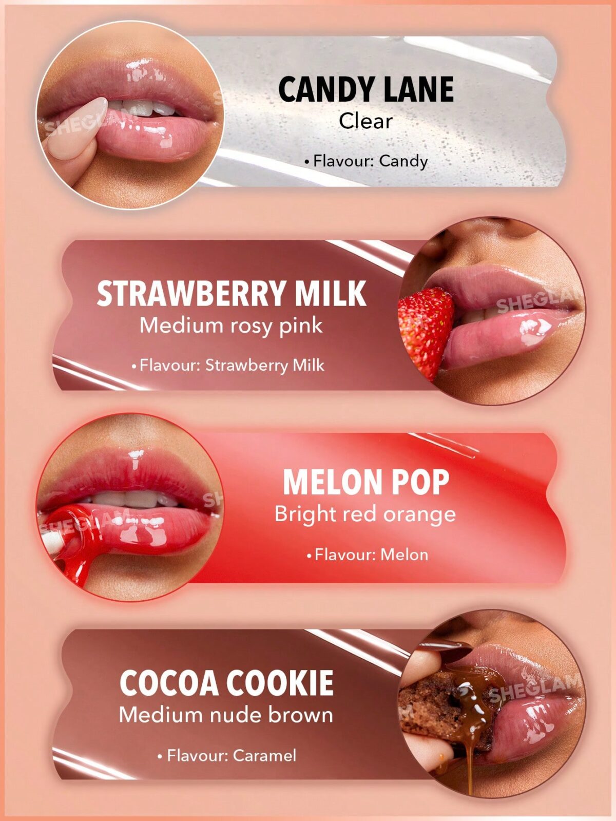 بالم لب کریستالی Crystal Glaze شیگلم