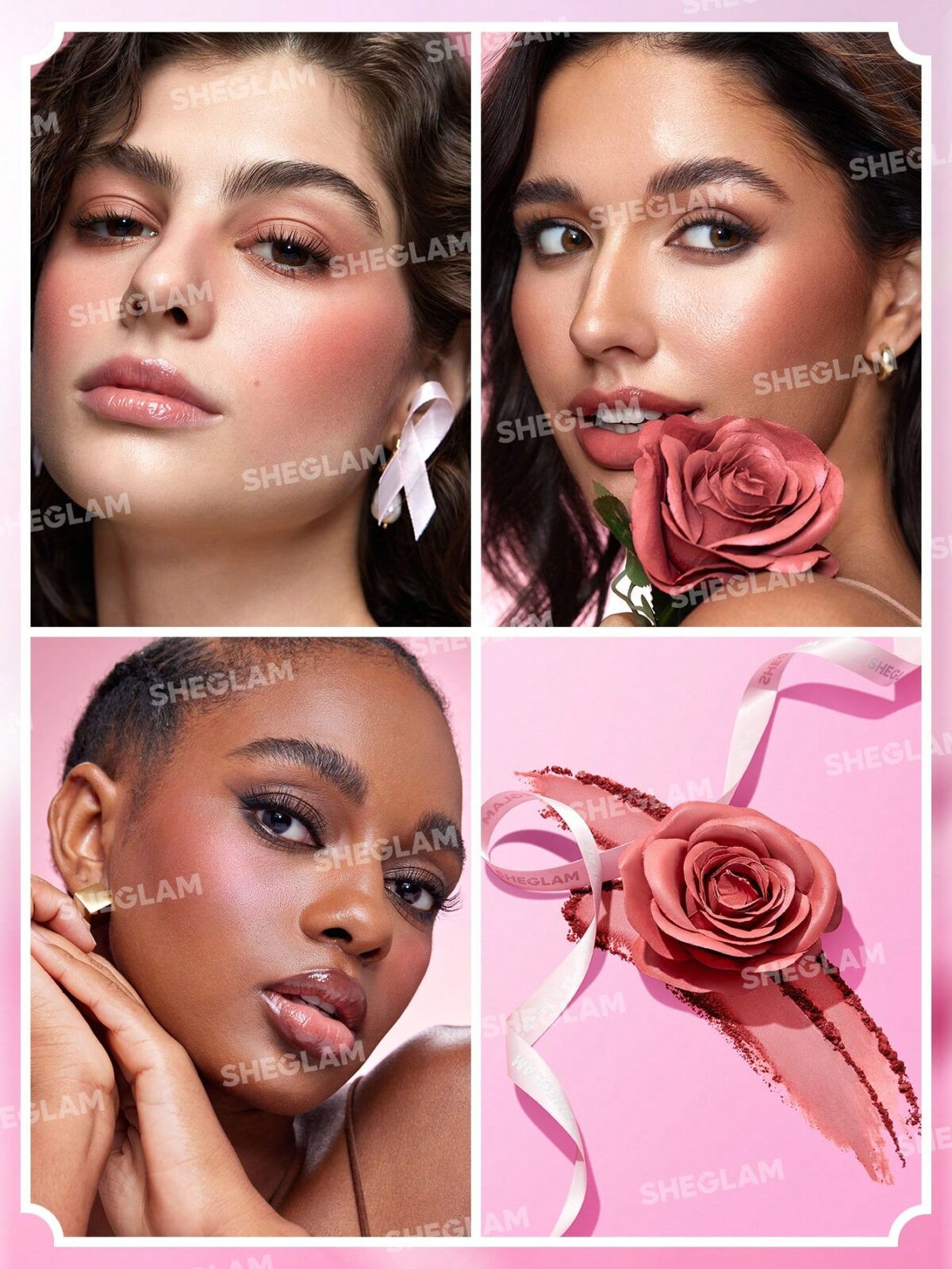رژگونه رز Rose شیگلم-Pink Ribbon Rose Blush
