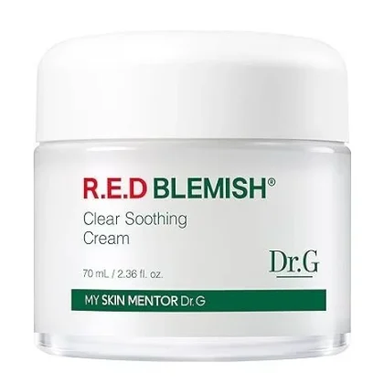کرم ضدجوش و قرمزی دکتر جی-Dr.G Red Blemish Clear Soothing Korean Moisturizer Face Cream
