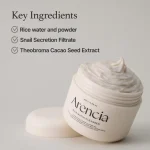 شوینده موچی برنج و حلزون آرنسیا Arencia Rice Mochi Cleanser - تصویر 5