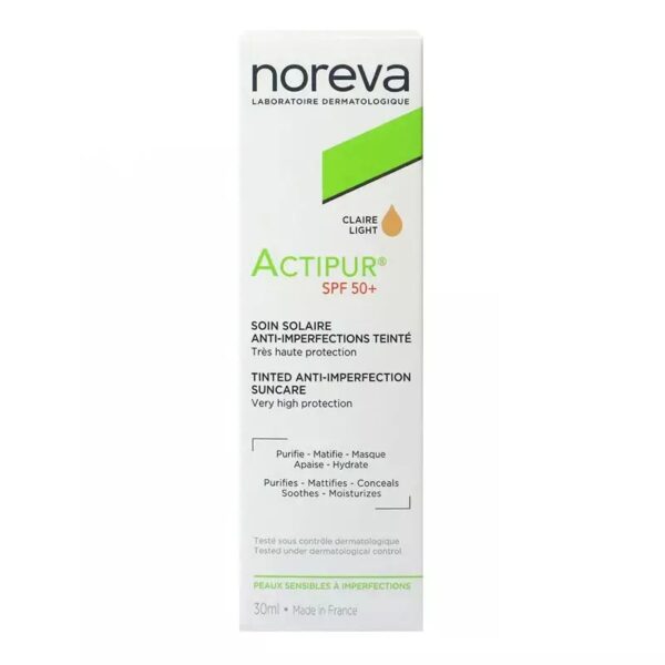 ضد آفتاب اکتی پور نوروا-Actipur Anti-Imperfection Sun Care SPF50+ Light Tint 30 ml