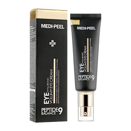 کرم دور چشم 9 پپتید و هیالورونیک جوانساز مدی پیل-MEDIPEEL 9 PEPTIDE & hyalo acid  volomy eye cream