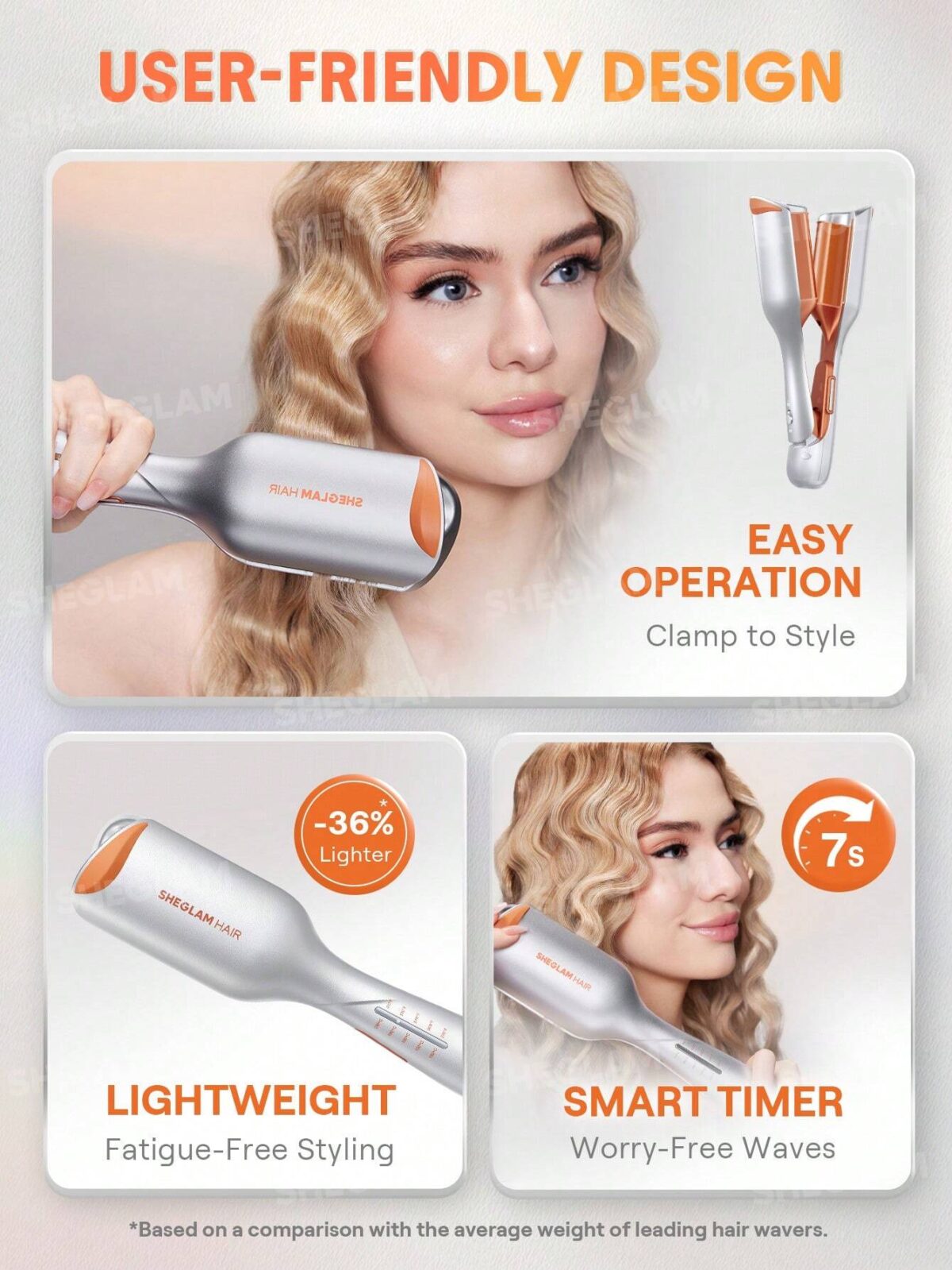 دستگاه ویو مو شیگلم Hair Waver