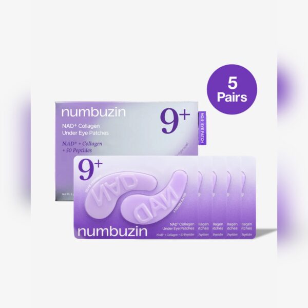 پچ زیر چشم NAD و کلاژن نامبوزین-No.9 NAD+ Collagen Under Eye Patches