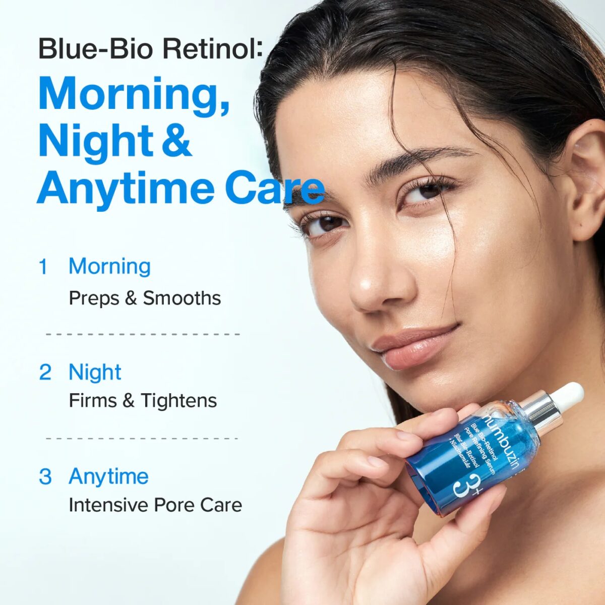 سرم رتینول آبی رفع منافذ نامبوزین-numbuzin - No.3 Blue Bio-Retinol Pore Refining Serum