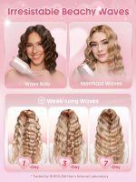 دستگاه ویو ساحلی مو شیگلم sheglam Cupid's Charm Beach Babe Hair Waver - Image 15