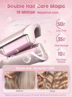 دستگاه ویو ساحلی مو شیگلم sheglam Cupid's Charm Beach Babe Hair Waver - Image 11