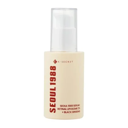 سرم رتینول لیپوزوم و جنسینگ سیاه کی سکرت-K-SECRET | SEOUL 1988 Serum : Retinal Liposome 2% + Black Gingeng