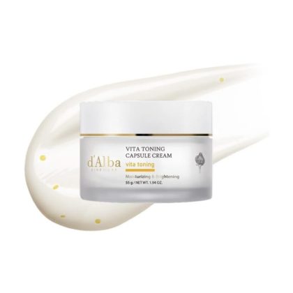 کرم کپسول ویتا تونینگ ترافل سفید د البا d'Alba Vita Toning Capsule Cream
