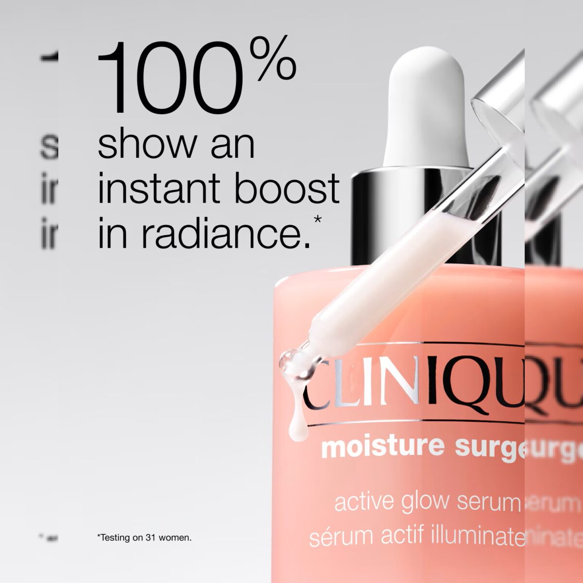 سرم درخشان و شفاف کننده صورت کلینیک-NEW Moisture Surge™ Active Glow Serum