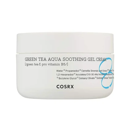 ژل کرم چای سبز مرطوب کننده کوزارکس-COSRX Green Tea Aqua Soothing Gel Cream