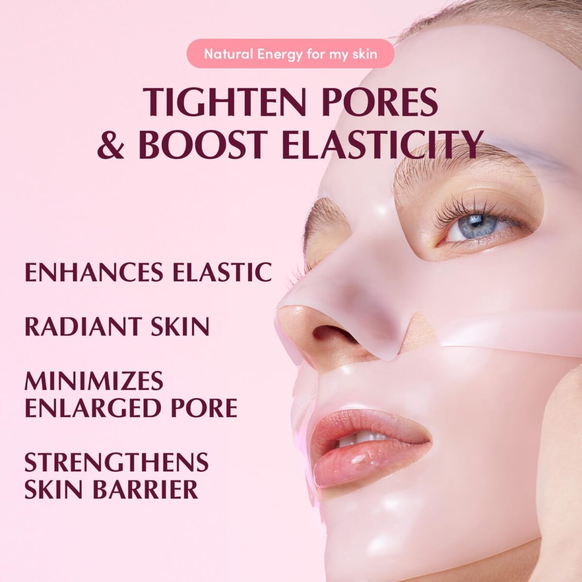 ماسک کلاژن و PDRN کوچک کننده منافذ اکوال بری EQQUALBERRY Collagen Pore Tight Up Mask