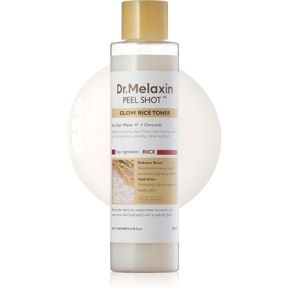 تونر پیلینگ شات برنج سفید دکتر ملاکسین-Dr.Melaxin Peel Shot Glow Rice Toner