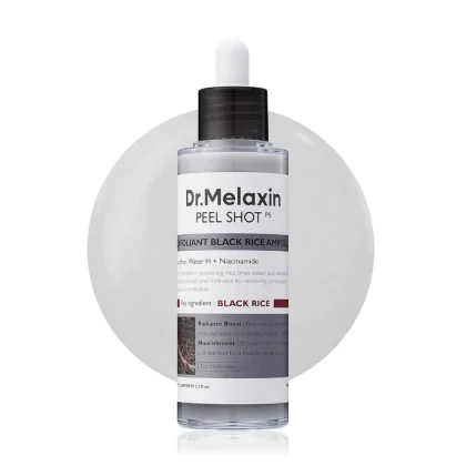 پیلینگ شات برنج سیاه دکتر ملاکسین-Dr.Melaxin Peel Shot Glow Black Rice Peeling 
