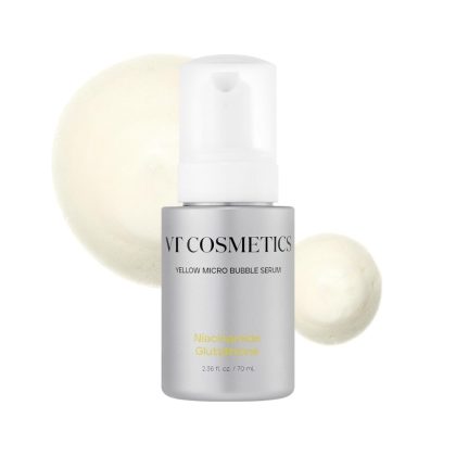 سرم میکرو بابل نیاسین و گلوتاتیون وی تی VT Niacinamide Glutathione Yellow Micro Bubble Serum