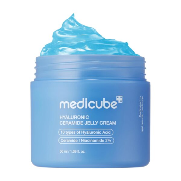 کرم ژلی هیالورانیک و سرامید مدی کیوب medicube Hyaluronic Acid Moisturizing Jelly Cream
