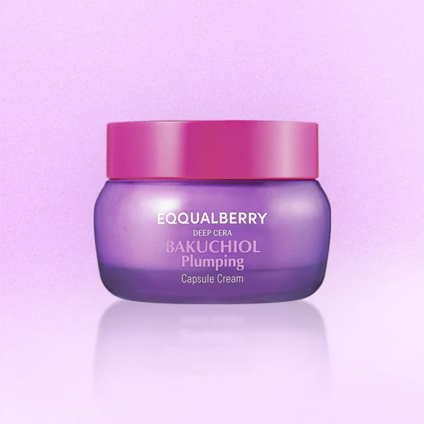 کرم کپسولی باکوچیول ضدچروک و جوانساز اکوال بری-EQQUALBERRY Bakuchiol Plumping Capsule Cream