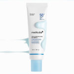 ضدافتاب کنترل منافذ و آبرسان مدی کیوب medicube zero pore moisture sun serum