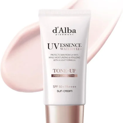 ضدافتاب روشن کننده ترافل سفید د البا d'alba Piedmont Italian White Truffle Waterfull Tone-up Sunscreen