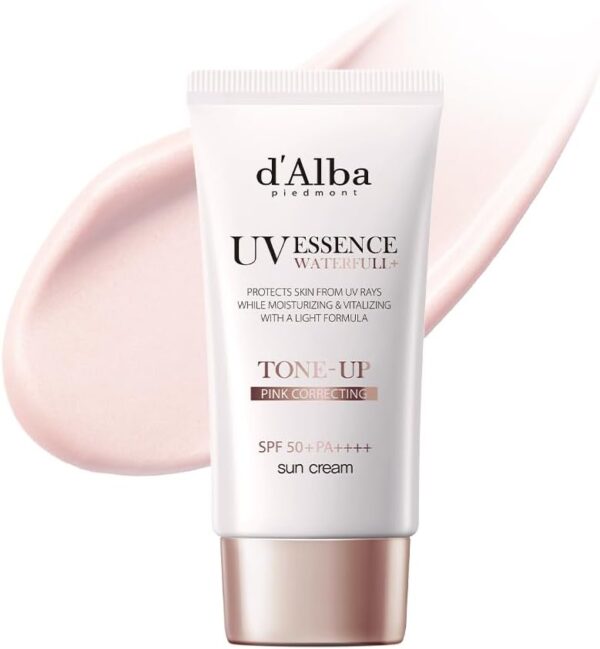 ضدافتاب روشن کننده ترافل سفید د البا d'alba Piedmont Italian White Truffle Waterfull Tone-up Sunscreen