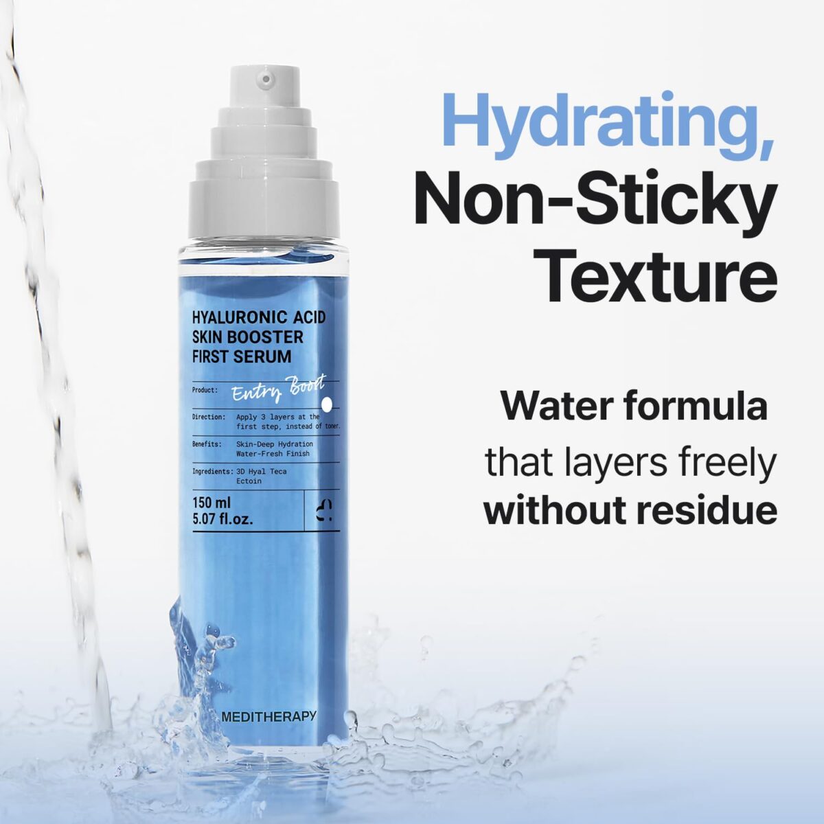 بوستر سرم هیالو اسید آبرسان عمیق مدی تراپی-Meditherapy Hyaluronic Acid Skin Booster First Serum